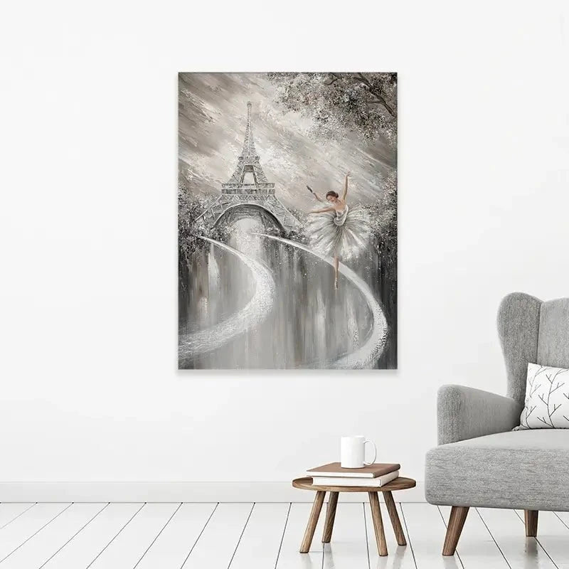 Tutu Twirl Canvas Print Tutu Twirl Canvas Print wall art product Isabella Karolewicz