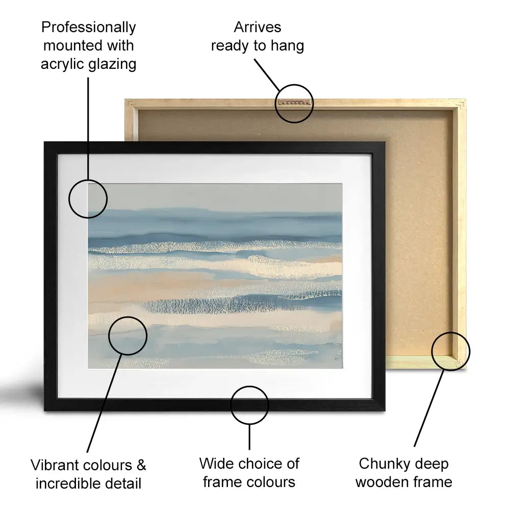 Twilight Sky Gradient Framed Art Print Twilight Sky Gradient Framed Art Print wall art product Chromatic Storm Studio
