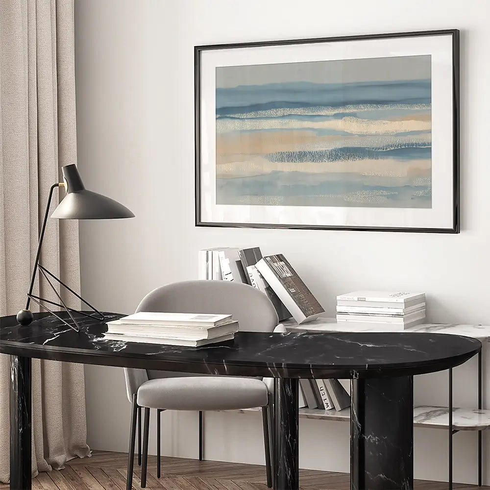 Twilight Sky Gradient Framed Art Print Twilight Sky Gradient Framed Art Print wall art product Chromatic Storm Studio