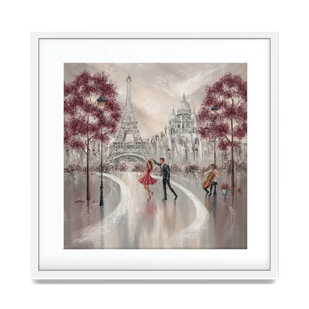 Twirl Paris Dance Square Framed Art Print Twirl Paris Dance Square Framed Art Print wall art product Isabella Karolewicz