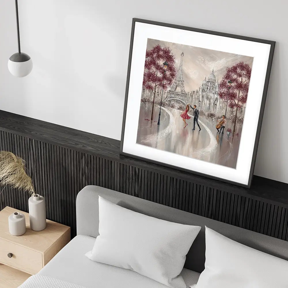 Twirl Paris Dance Square Framed Art Print Twirl Paris Dance Square Framed Art Print wall art product Isabella Karolewicz