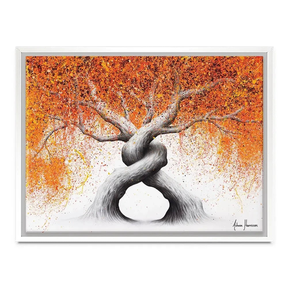 Twisting Love Trees Canvas Print Twisting Love Trees Canvas Print wall art product Ashvin Harrison