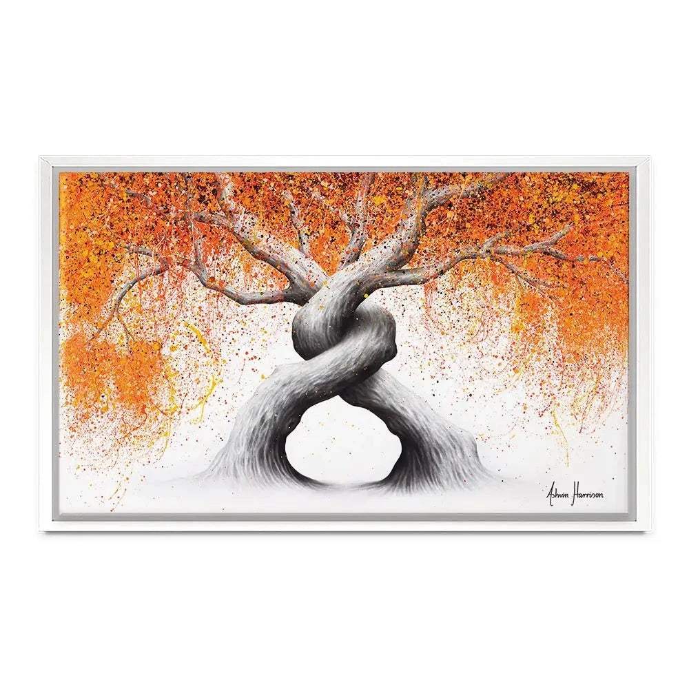 Twisting Love Trees Canvas Print Twisting Love Trees Canvas Print wall art product Ashvin Harrison