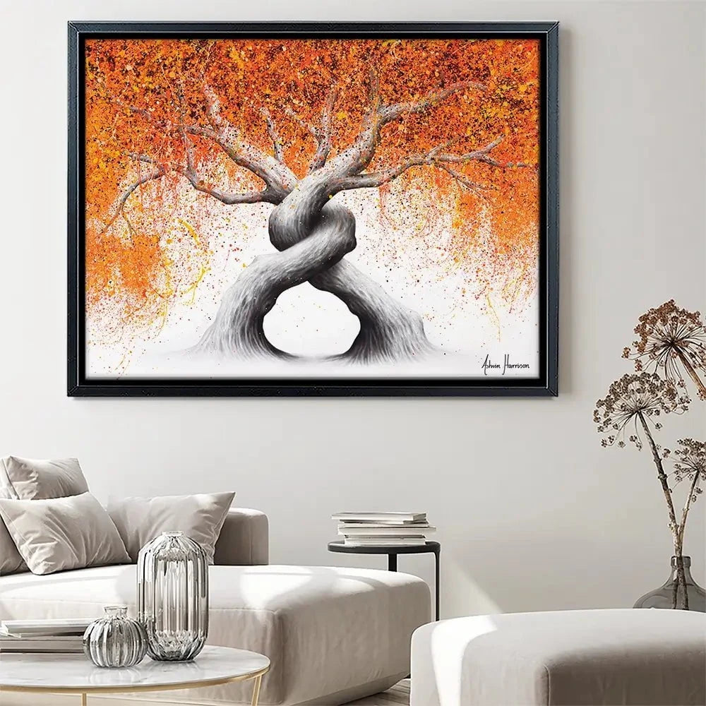 Twisting Love Trees Canvas Print Twisting Love Trees Canvas Print wall art product Ashvin Harrison