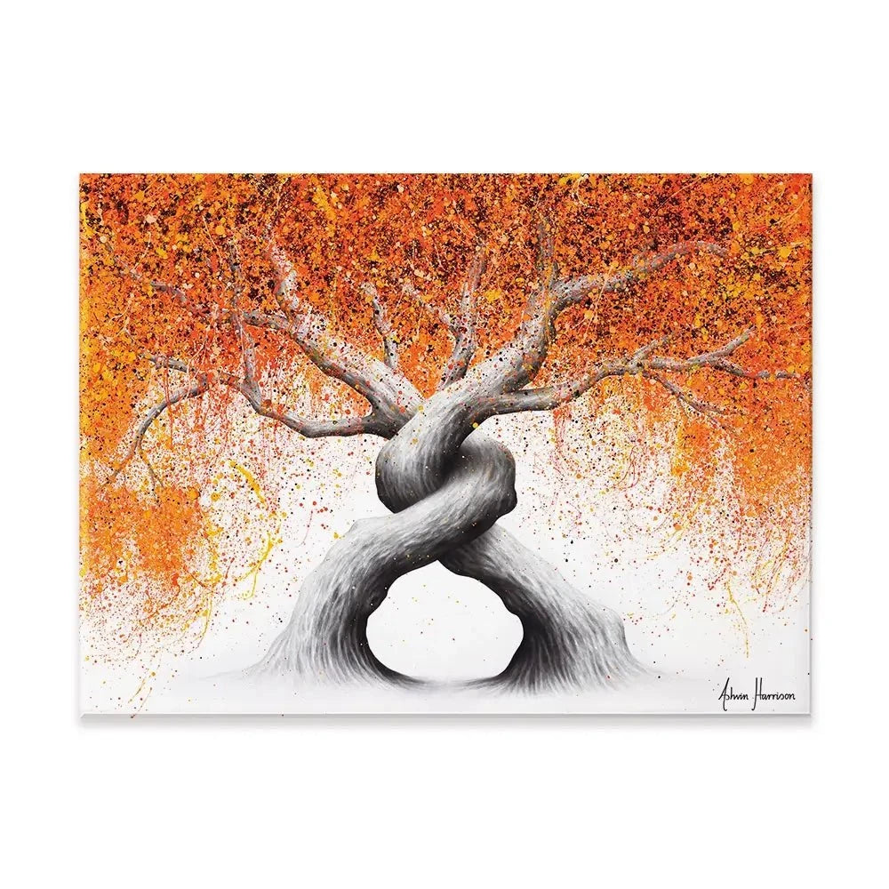 Twisting Love Trees Canvas Print Twisting Love Trees Canvas Print wall art product Ashvin Harrison