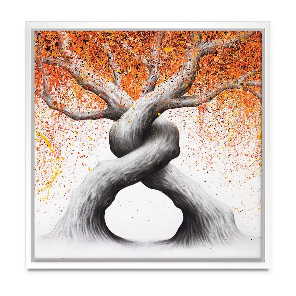 Twisting Love Trees Oversized Canvas Print Twisting Love Trees Oversized Canvas Print wall art product Art Print Shop