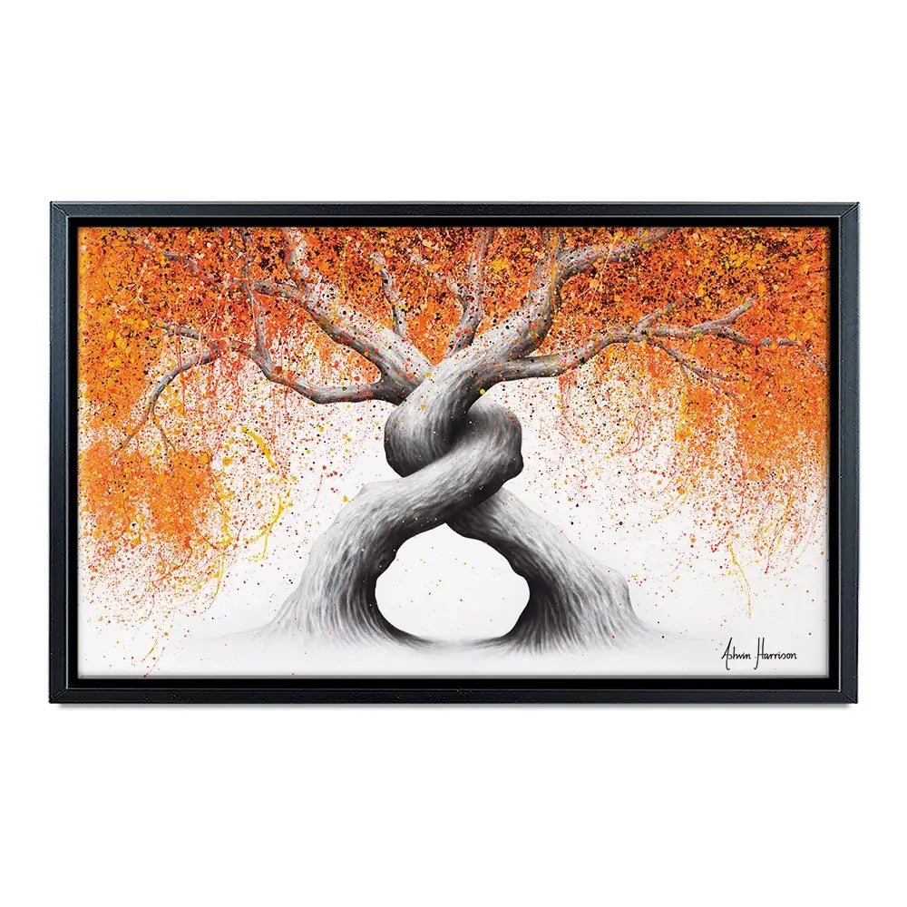 Twisting Love Trees Oversized Canvas Print Twisting Love Trees Oversized Canvas Print wall art product Art Print Shop
