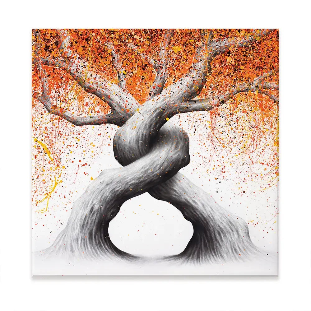 Twisting Love Trees Oversized Canvas Print Twisting Love Trees Oversized Canvas Print wall art product Art Print Shop