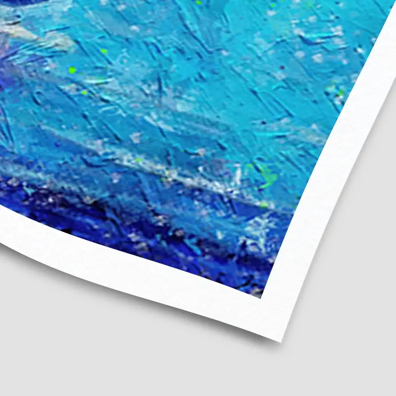 Two Boats In Blue Art Print Two Boats In Blue Art Print wall art product ChiliMili / Shutterstock