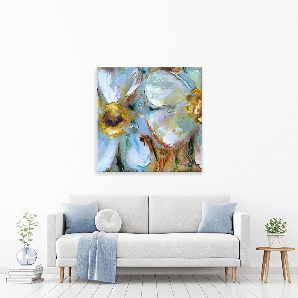 Two Daisies Square Canvas Print wall art product Ingaga / Shutterstock
