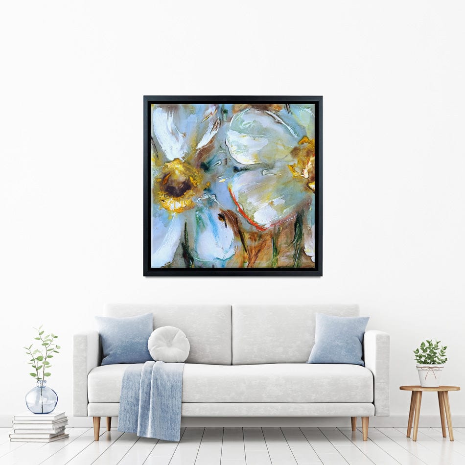 Two Daisies Square Canvas Print wall art product Ingaga / Shutterstock