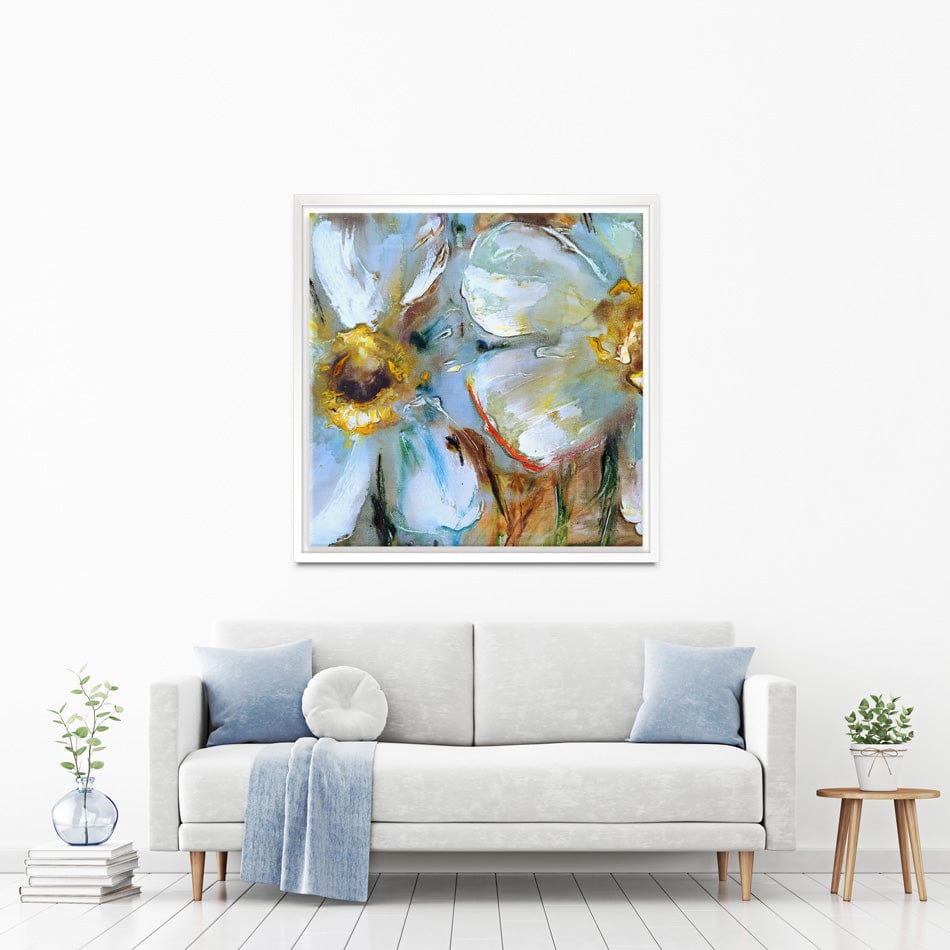 Two Daisies Square Canvas Print wall art product Ingaga / Shutterstock