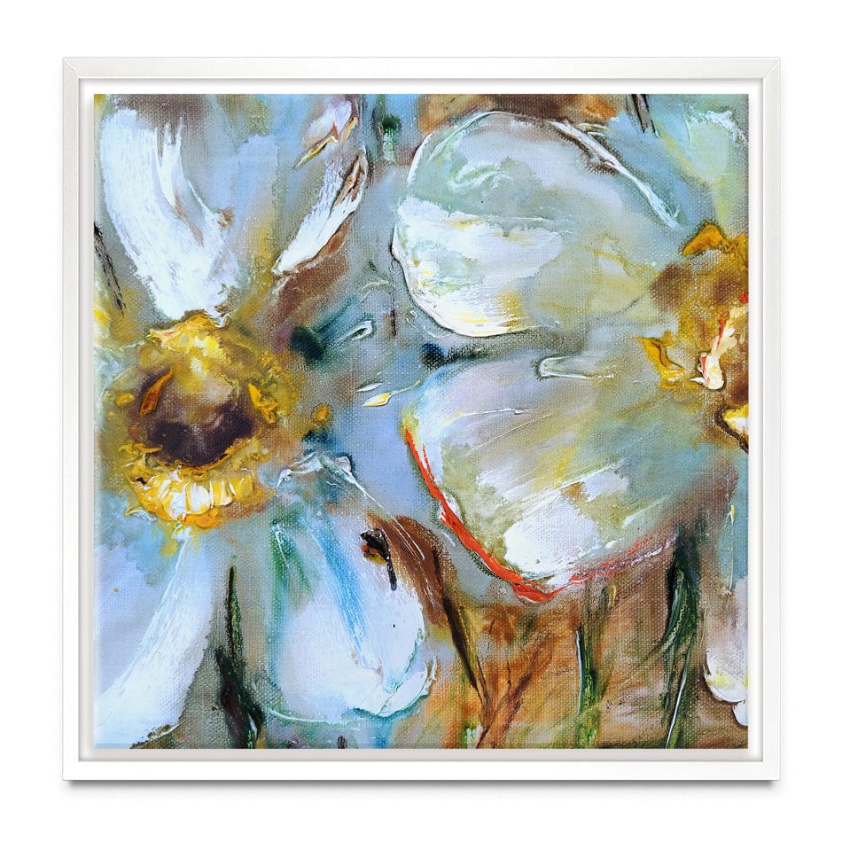 Two Daisies Square Canvas Print wall art product Ingaga / Shutterstock