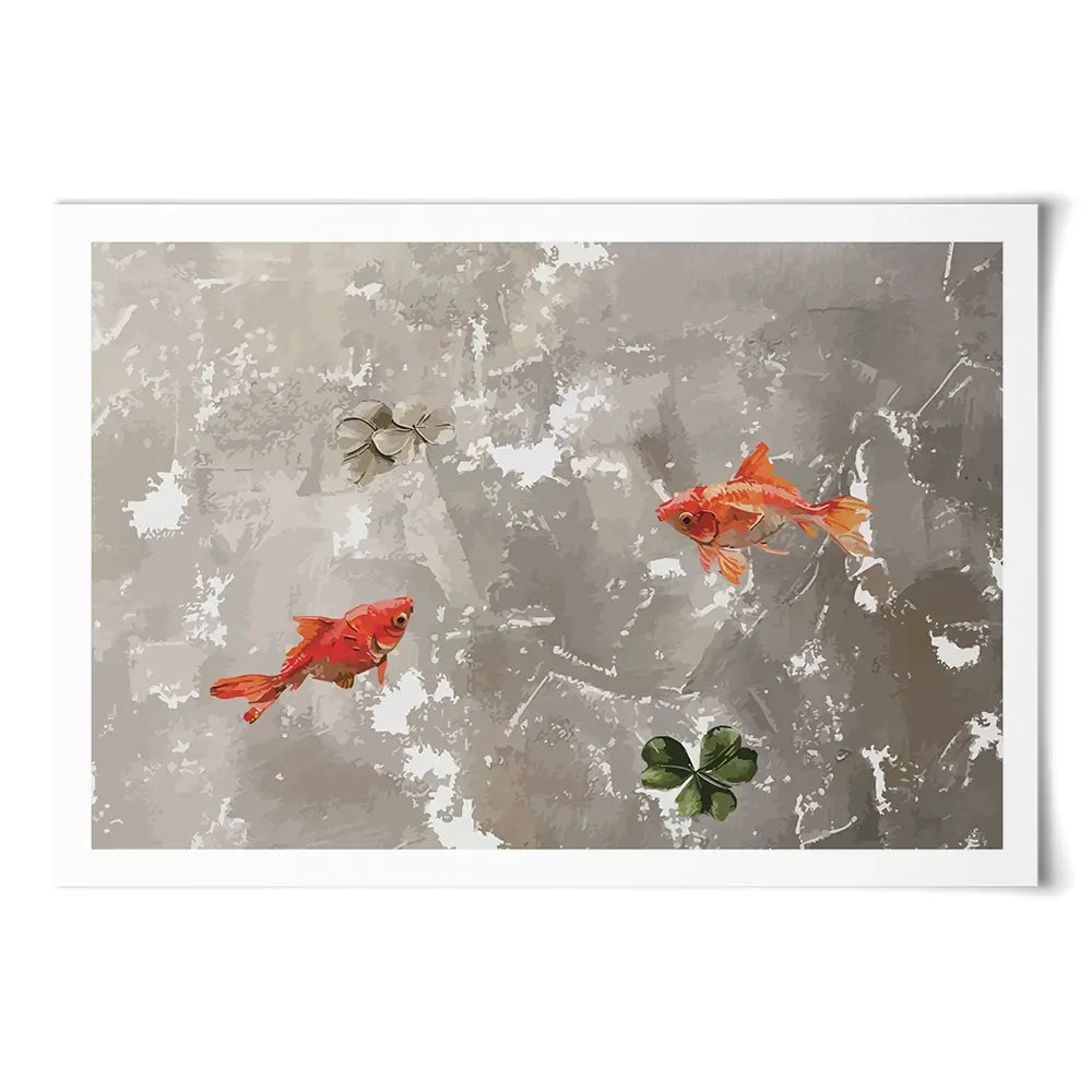 Two Fish Art Print Two Fish Art Print wall art product Art Print Shop