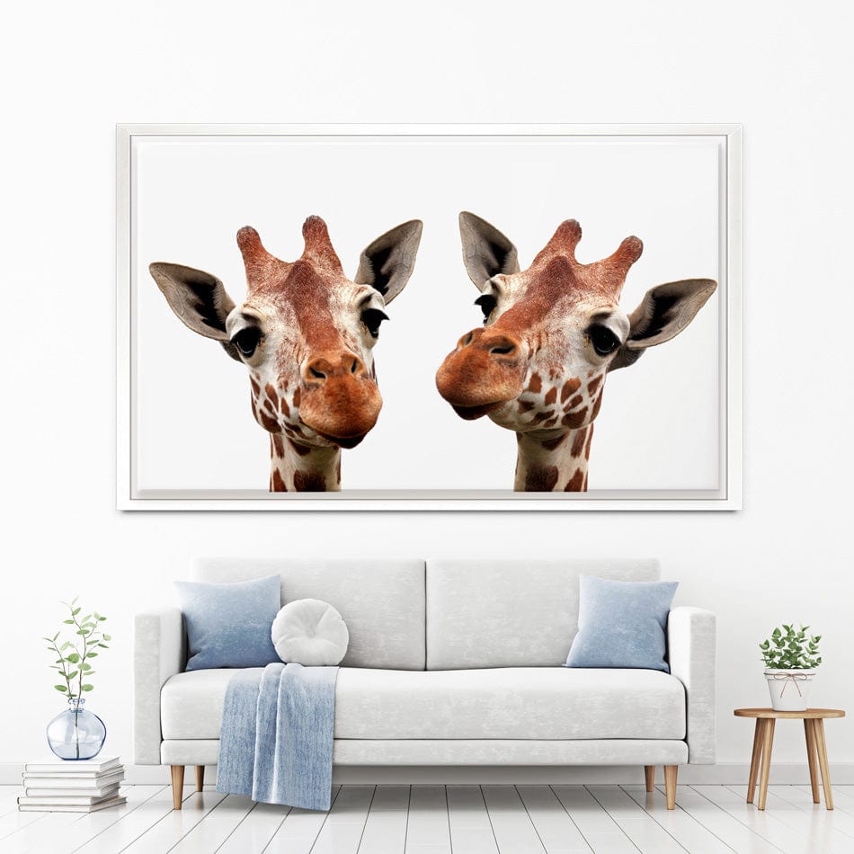 Two Giraffes Canvas Print wall art product kaczor58 / Shutterstock