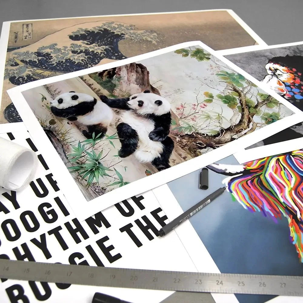 Two Pandas Art Print Two Pandas Art Print wall art product Greatart / Shutterstock