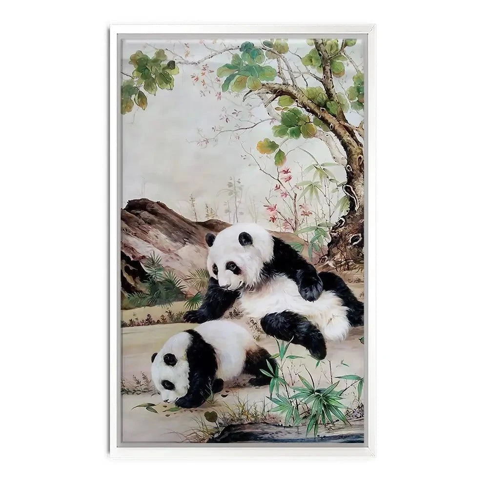 Two Pandas Canvas Print Two Pandas Canvas Print wall art product Greatart / Shutterstock