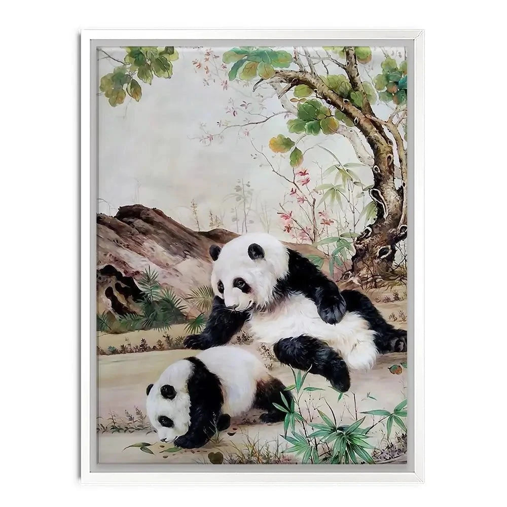 Two Pandas Canvas Print Two Pandas Canvas Print wall art product Greatart / Shutterstock