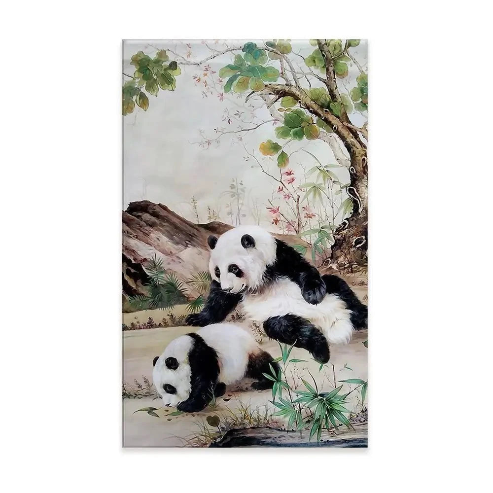 Two Pandas Canvas Print Two Pandas Canvas Print wall art product Greatart / Shutterstock