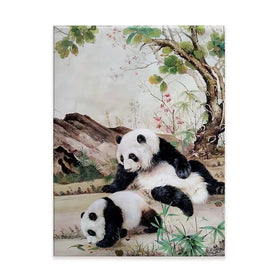 Two Pandas Canvas Print Two Pandas Canvas Print wall art product Greatart / Shutterstock