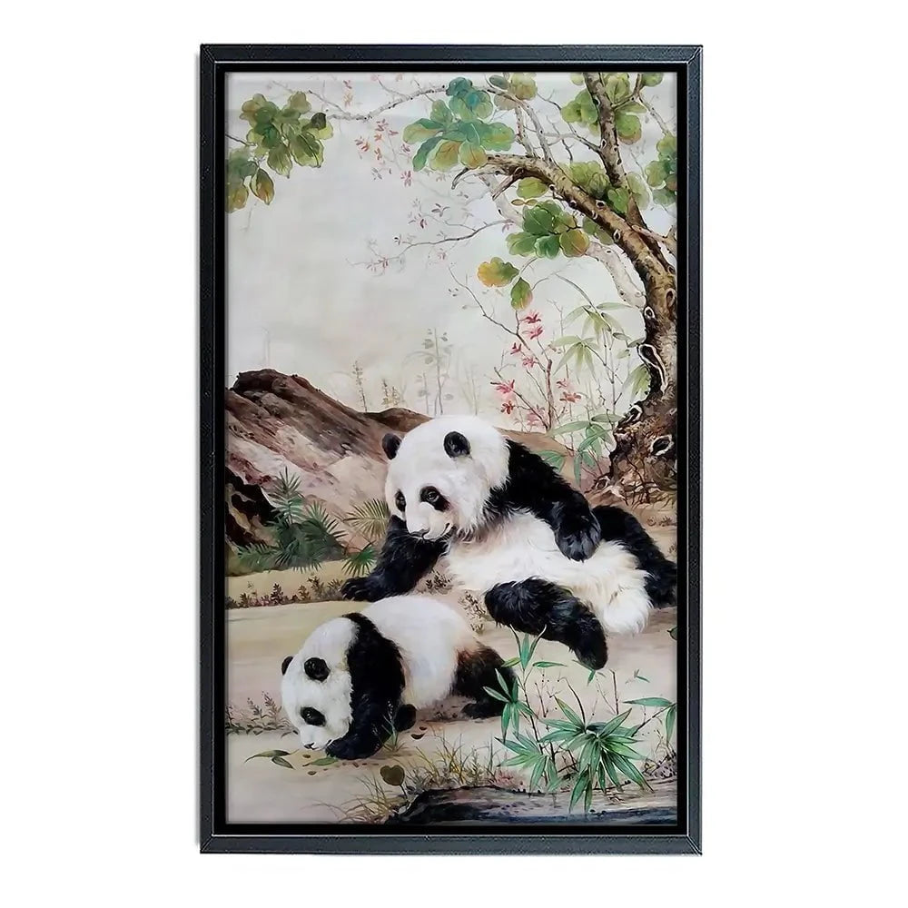 Two Pandas Canvas Print Two Pandas Canvas Print wall art product Greatart / Shutterstock