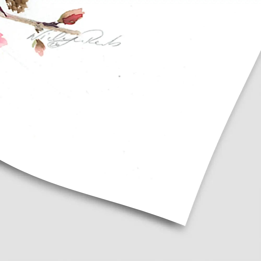 Two Robins Art Print Two Robins Art Print wall art product Nicola Jane Rowles