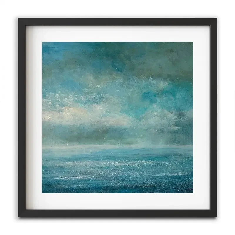 Two Yachts In The Blue Framed Art Print Two Yachts In The Blue Framed Art Print wall art product Craig Askew