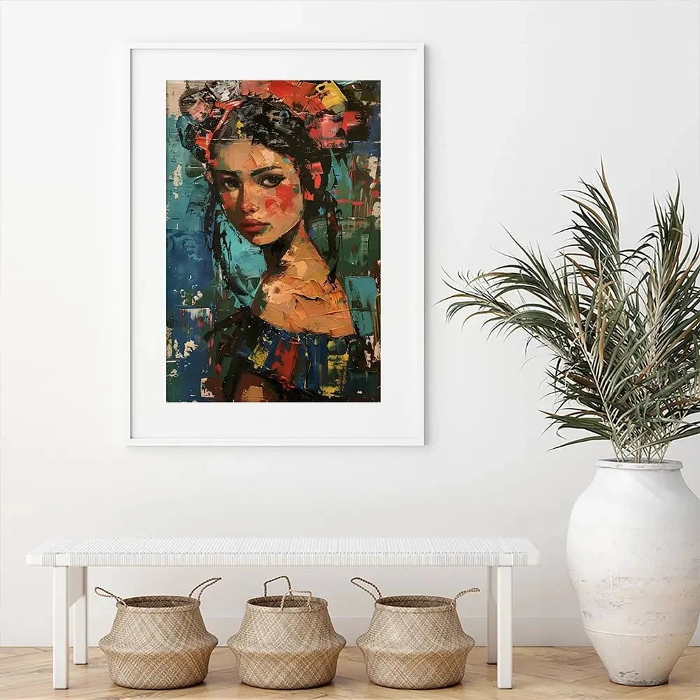 Ukranian Girl Framed Art Print Ukranian Girl Framed Art Print wall art product Elena Avanesova