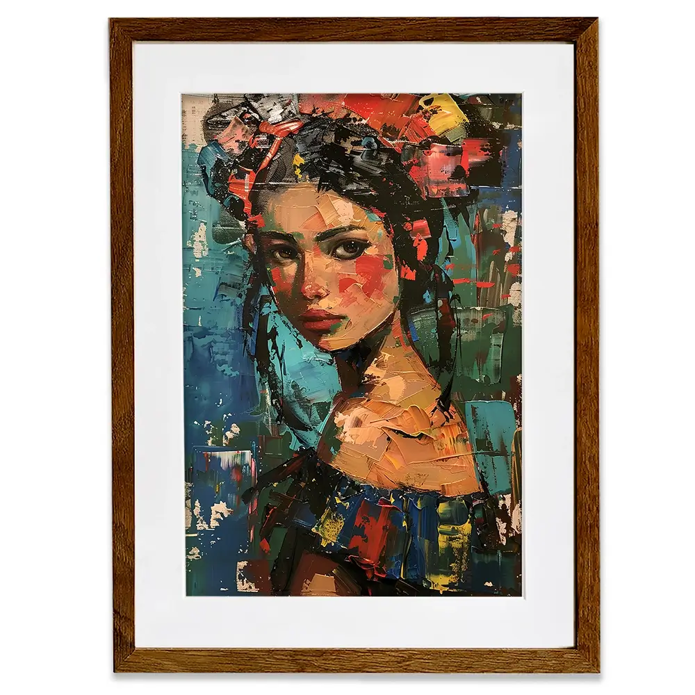 Ukranian Girl Framed Art Print Ukranian Girl Framed Art Print wall art product Elena Avanesova