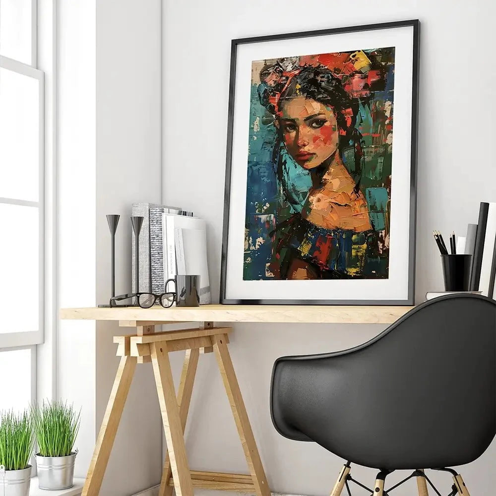 Ukranian Girl Framed Art Print Ukranian Girl Framed Art Print wall art product Elena Avanesova
