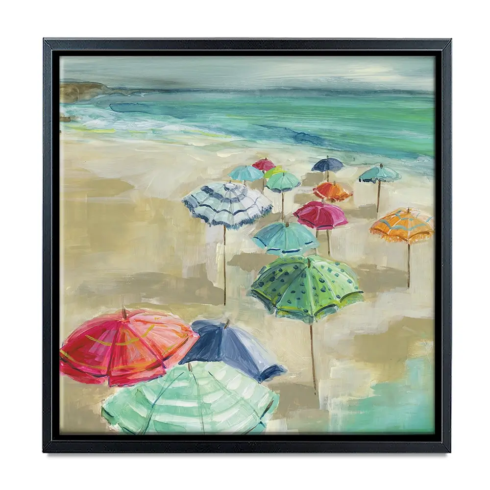 Umbrella Beach Canvas Print Umbrella Beach Canvas Print wall art product Carol Robinson
