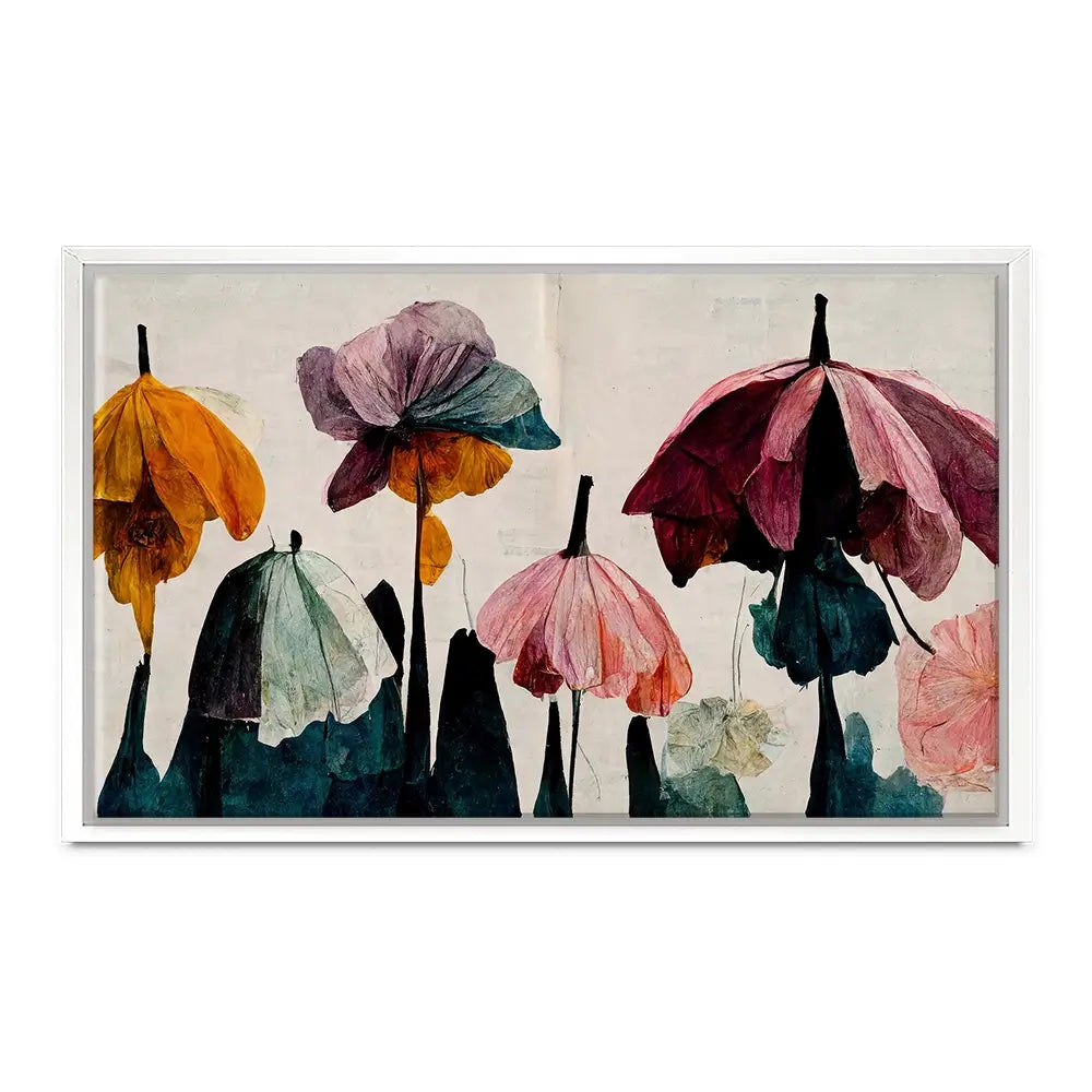 Umbrella Flowers Canvas Print Umbrella Flowers Canvas Print wall art product Treechild