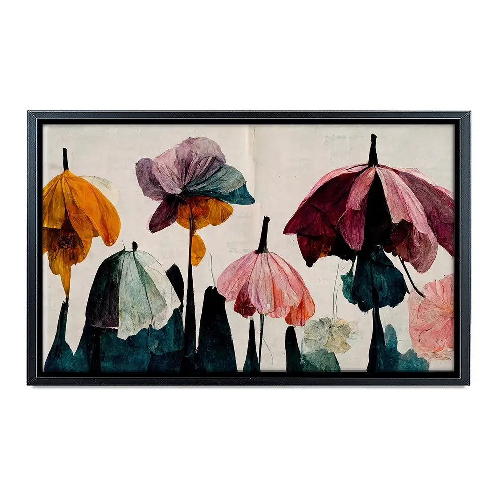 Umbrella Flowers Canvas Print Umbrella Flowers Canvas Print wall art product Treechild