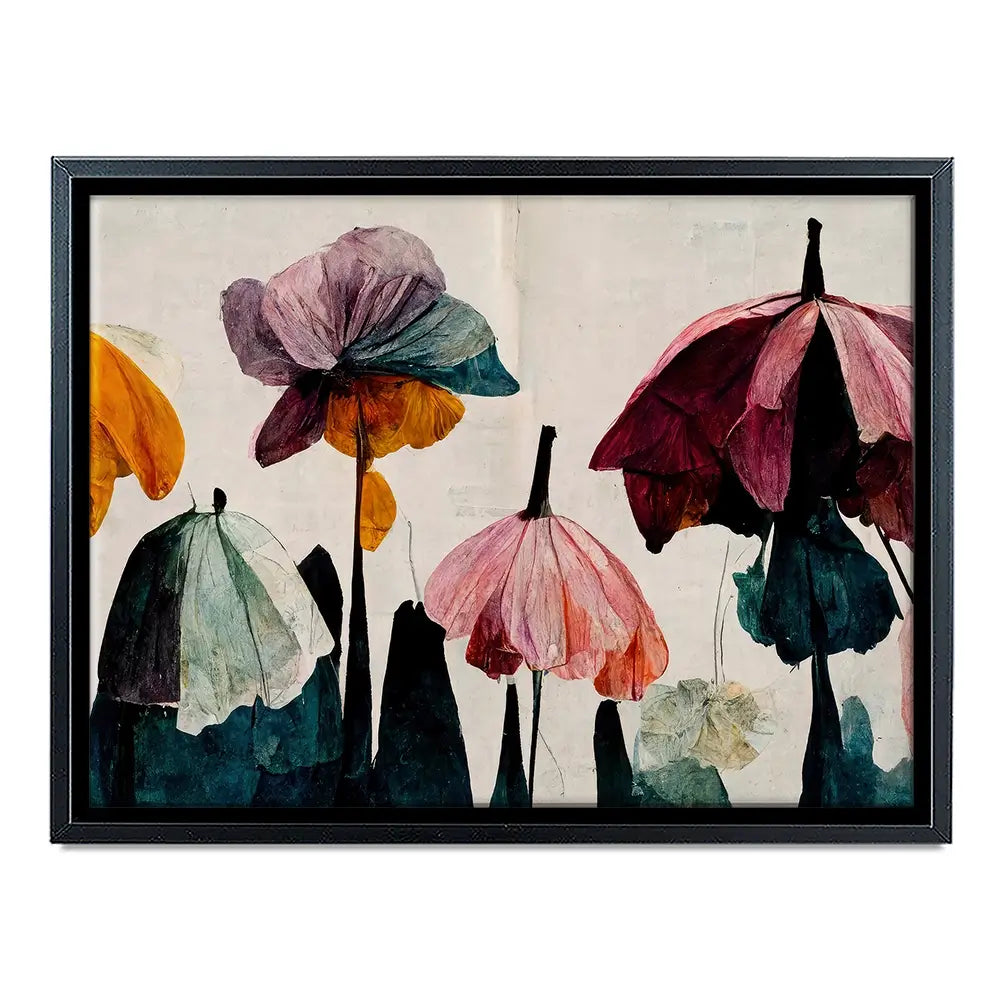 Umbrella Flowers Canvas Print Umbrella Flowers Canvas Print wall art product Treechild