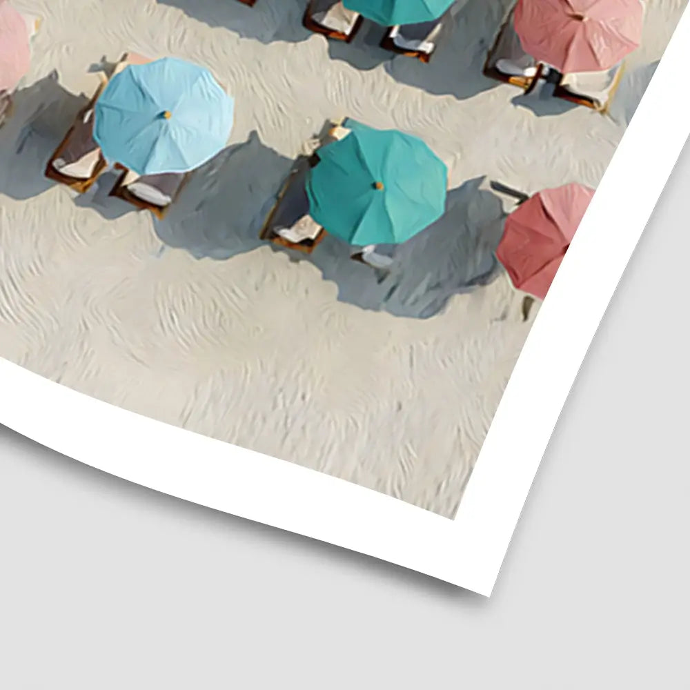 Umbrellas From Above Art Print Umbrellas From Above Art Print wall art product Art by Özge - Independent