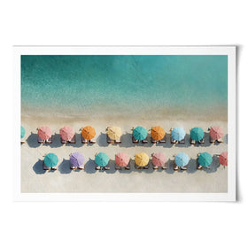 Umbrellas From Above Art Print Umbrellas From Above Art Print wall art product Art by Özge - Independent