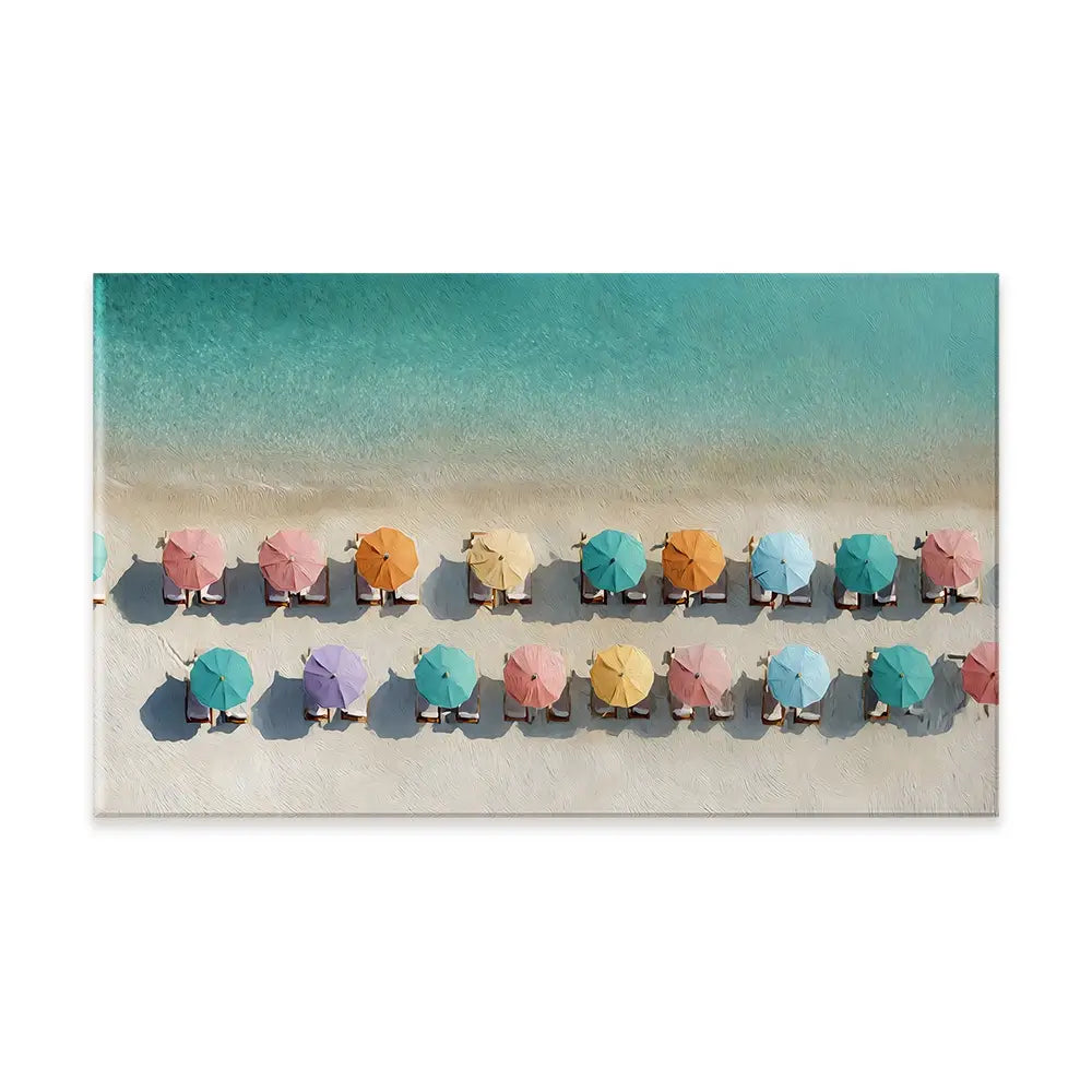 Umbrellas From Above Canvas Print Umbrellas From Above Canvas Print wall art product Art by Özge - Independent