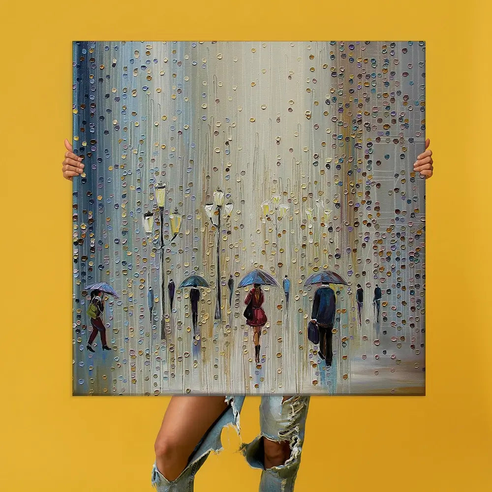 Under A Rainy Sky Oversized Canvas Print Under A Rainy Sky Oversized Canvas Print wall art product Art Print Shop
