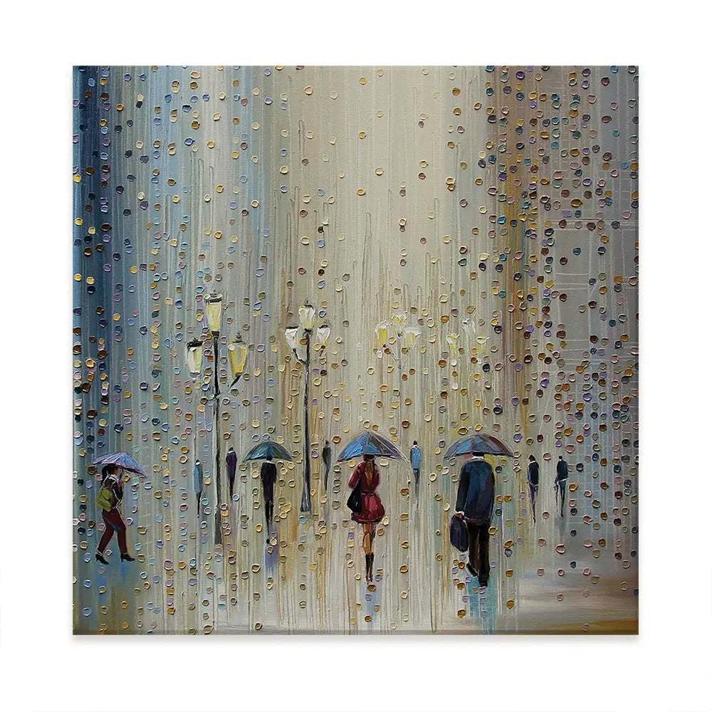 Under A Rainy Sky Oversized Canvas Print Under A Rainy Sky Oversized Canvas Print wall art product Art Print Shop