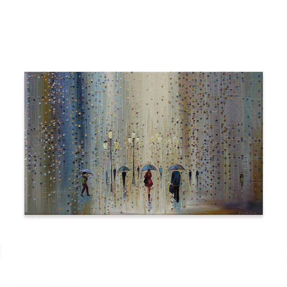 Under A Rainy Sky Oversized Canvas Print Under A Rainy Sky Oversized Canvas Print wall art product Art Print Shop