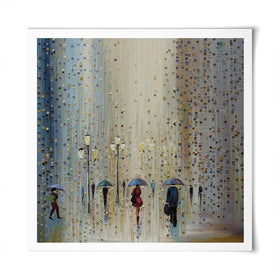 Under A Rainy Sky Square Art Print Under A Rainy Sky Square Art Print wall art product Art Print Shop