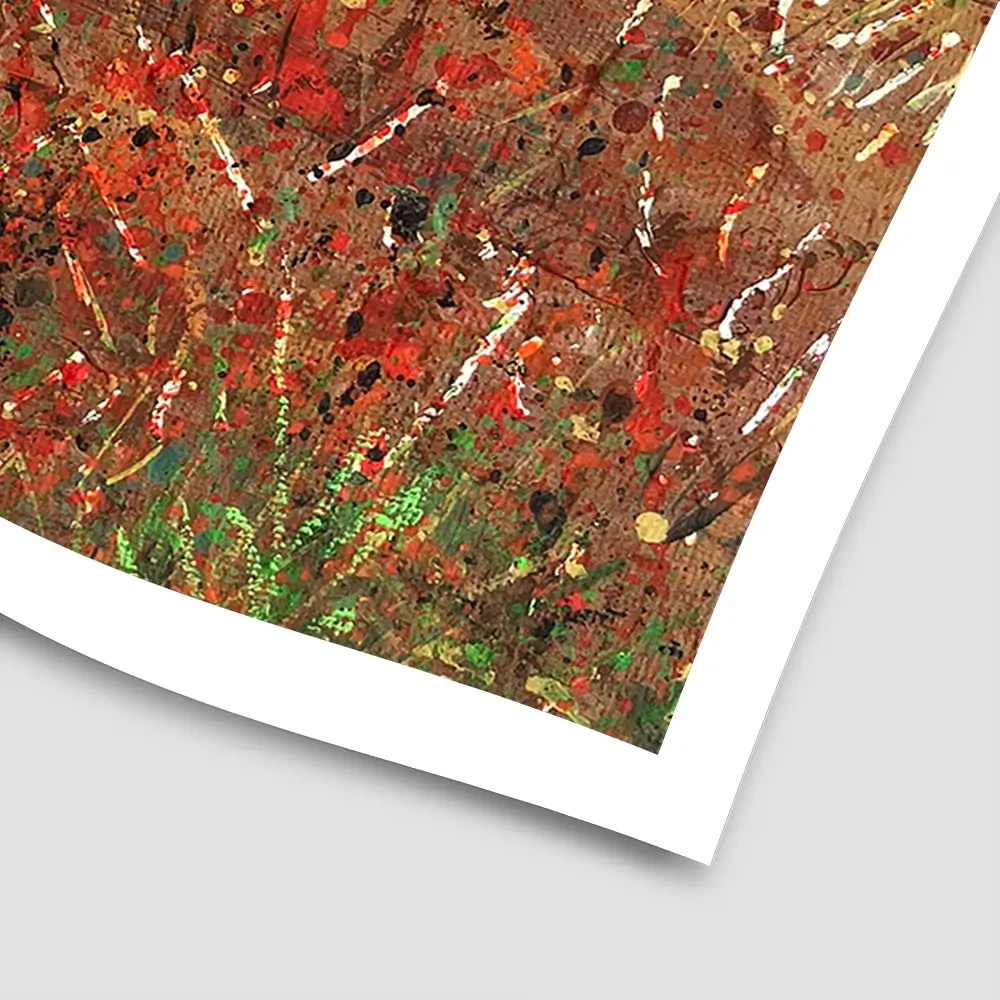 Under Laeden Skies Square Art Print Under Laeden Skies Square Art Print wall art product Jane Brookshaw