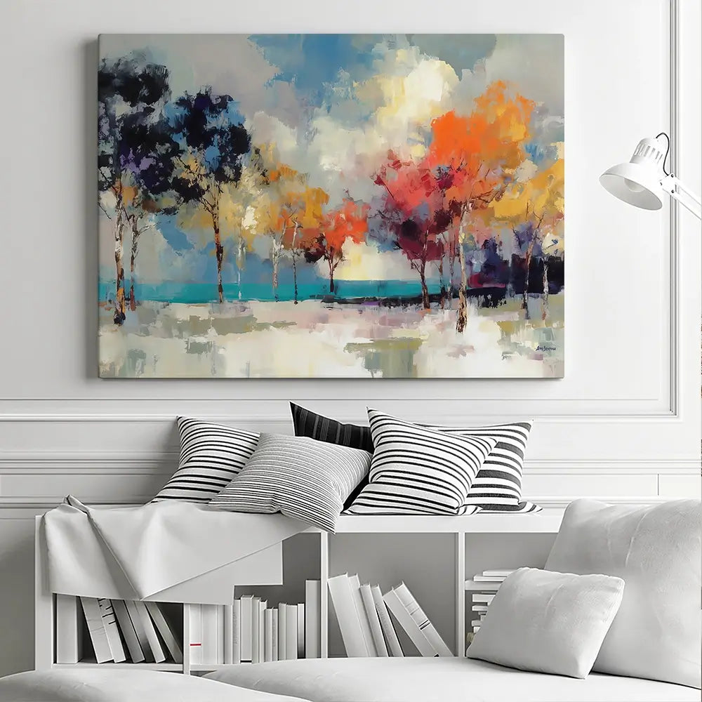 Under Soft Clouds Canvas Print Under Soft Clouds Canvas Print wall art product Leon Devenice