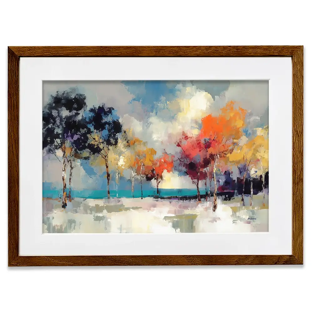 Under Soft Clouds Framed Art Print Under Soft Clouds Framed Art Print wall art product Leon Devenice