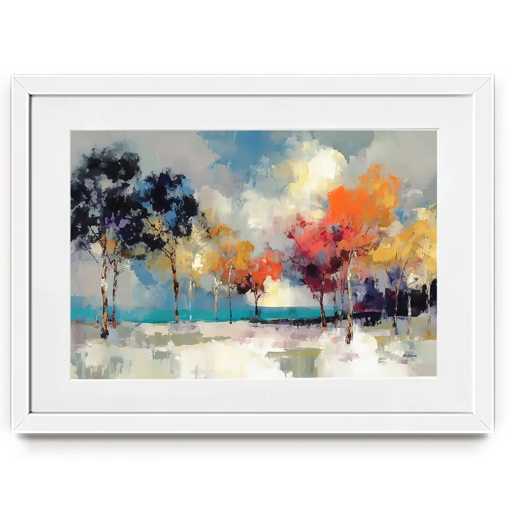 Under Soft Clouds Framed Art Print Under Soft Clouds Framed Art Print wall art product Leon Devenice