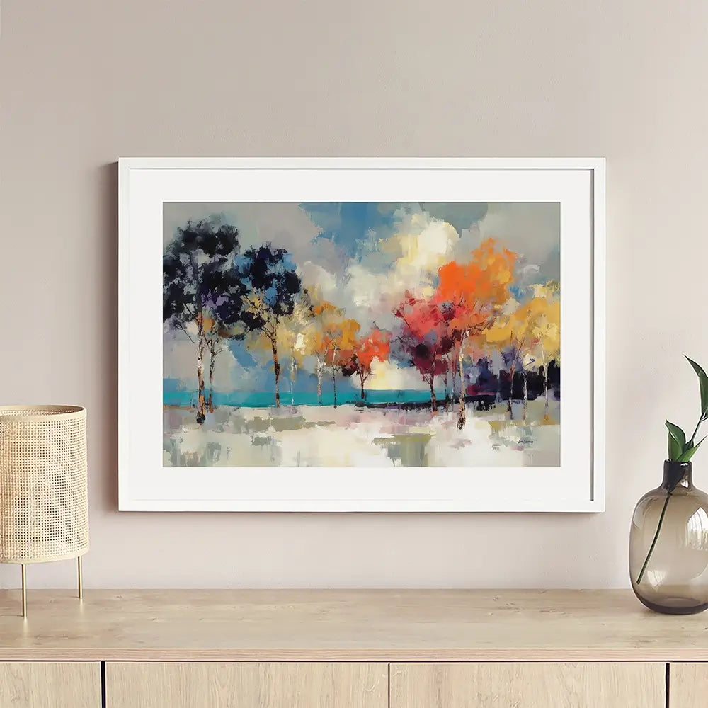 Under Soft Clouds Framed Art Print Under Soft Clouds Framed Art Print wall art product Leon Devenice
