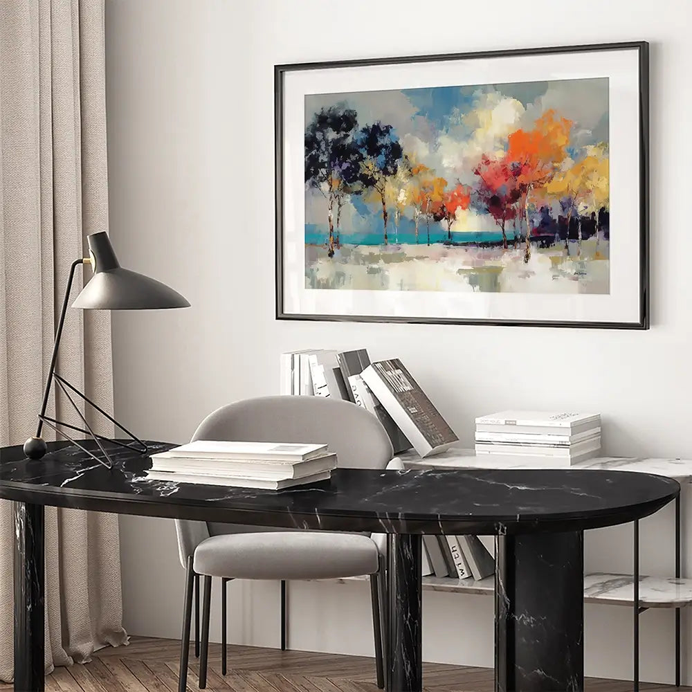 Under Soft Clouds Framed Art Print Under Soft Clouds Framed Art Print wall art product Leon Devenice