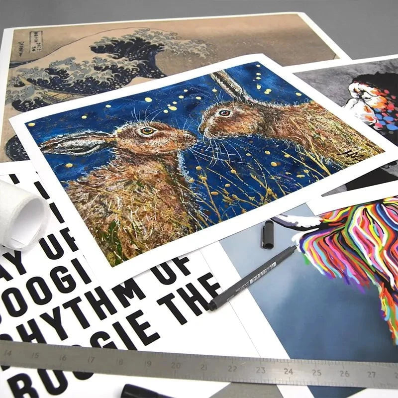 Under The Night Sky Art Print Under The Night Sky Art Print wall art product Jane Brookshaw