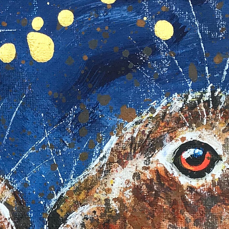 Under The Night Sky Square Canvas Print wall art product Jane Brookshaw