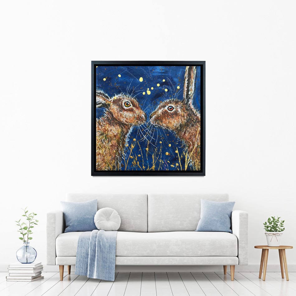 Under The Night Sky Square Canvas Print wall art product Jane Brookshaw